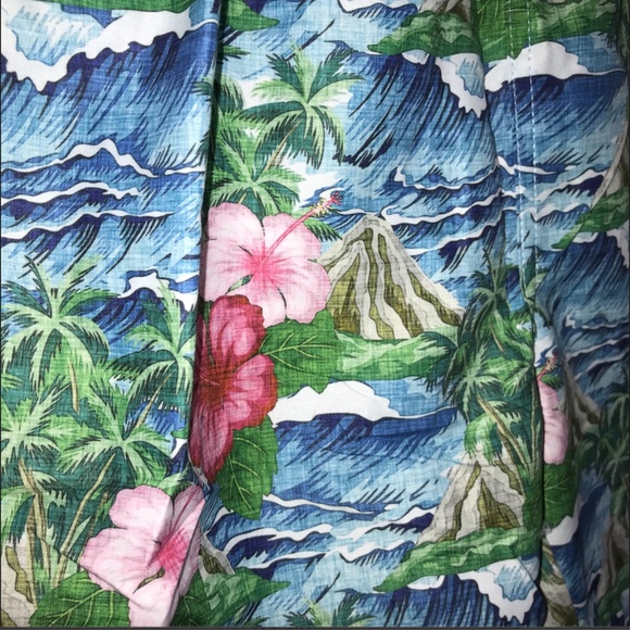 Franks Australia Mens Mid-Length Oahu Swim Trunks Floral Tropical designer M - Picture 9 of 11